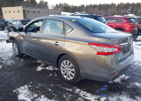 2015 Nissan Sentra Sv из США, поврежденный, VIN 3N1AB7AP2FL692537